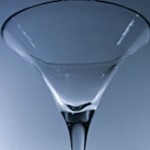 Świecznik szklany Martini